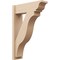 Ekena Millwork 8-in W x 26-in D x 38-in H Funston Trad Rough Cedar Woodgrain TimberThane Outlooker, Primed Tan OUTUR080X26X38FST04RCPR - alternate 1